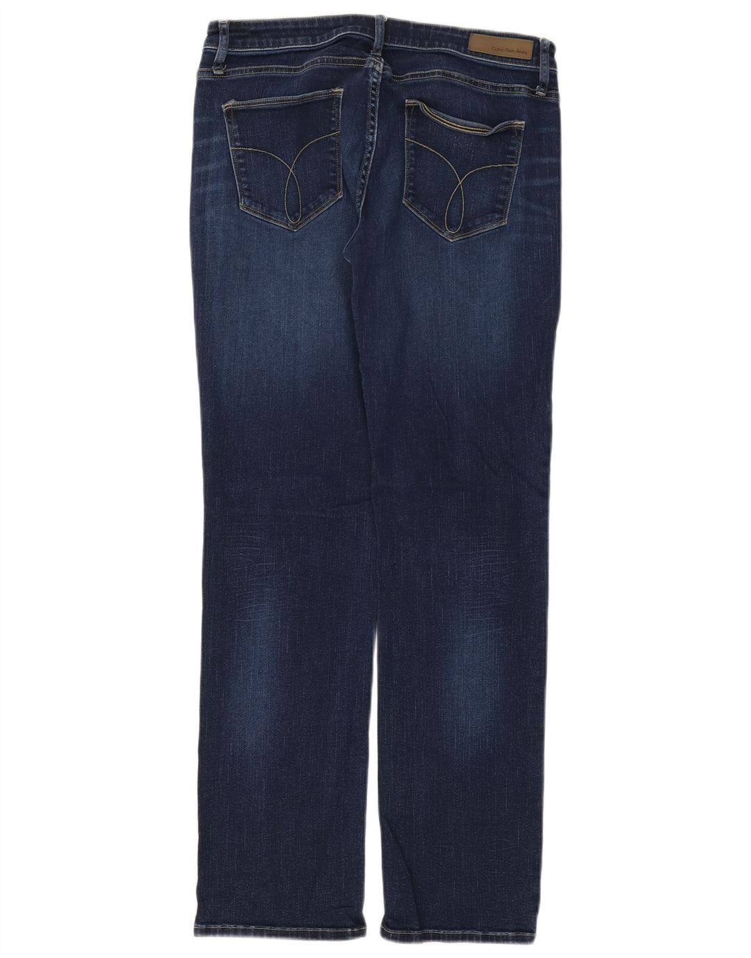 Vaqueros Rectos Calvin Klein Mujer W30 L32 Azul Marino