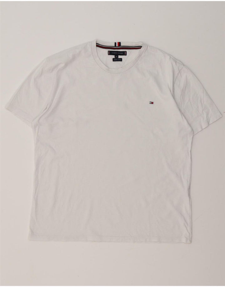 TOMMY HILFIGER Camiseta Mujer Top UK 40 XL Blanco Algodón