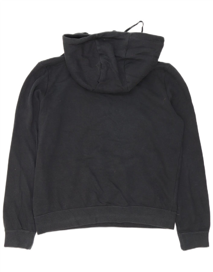 Nike - Sudadera con capucha para hombre (algodón negro mediano)