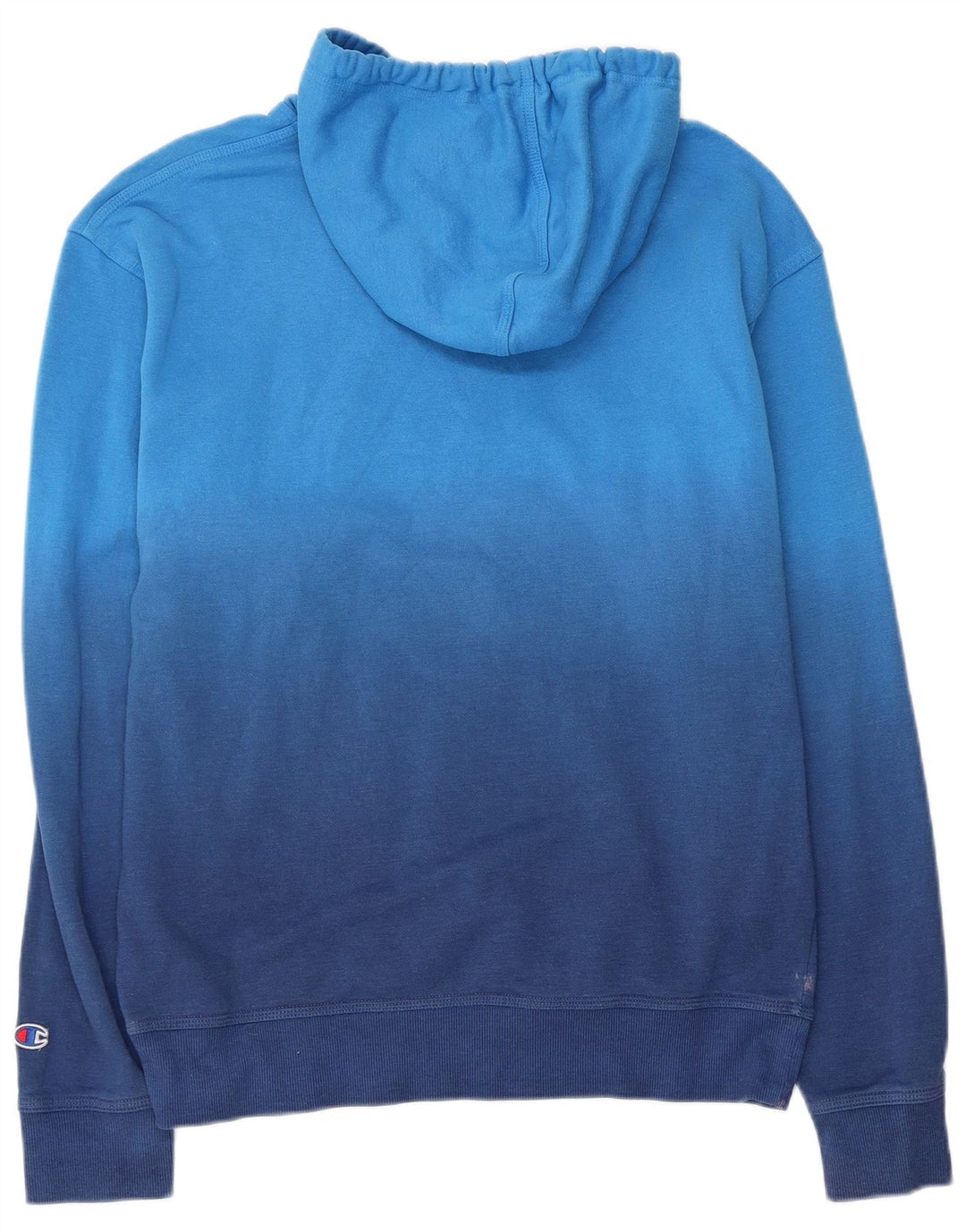 CHAMPION Jersey con capucha para hombre de algodón color block en azul medio