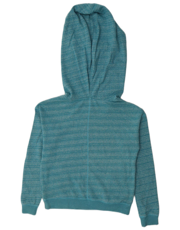 Roxy Jersey con capucha extragrande para mujer UK 6 XS Algodón a rayas azules
