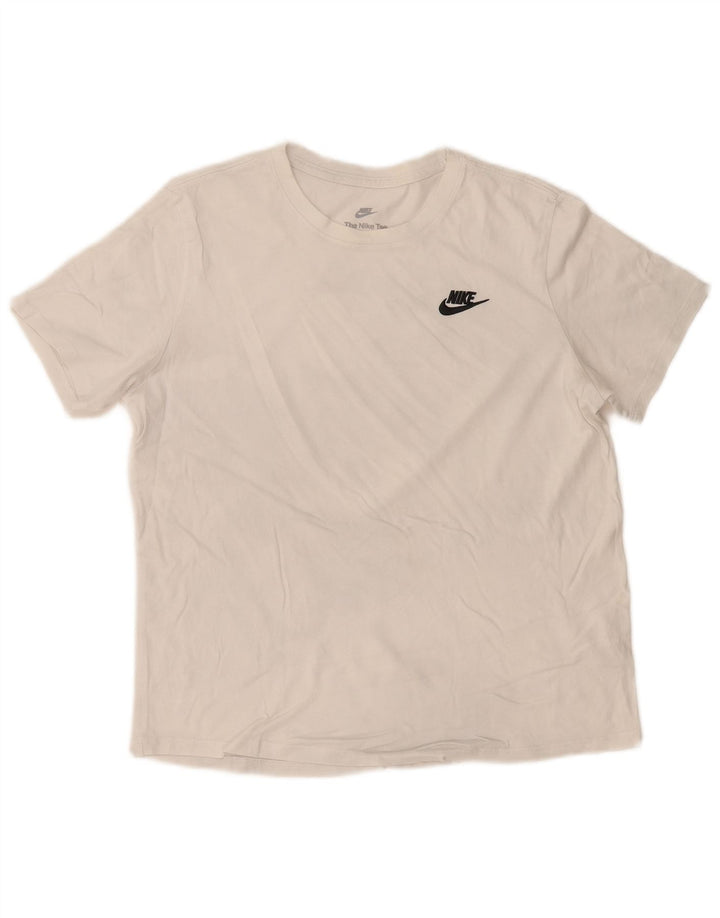 Camiseta Nike Hombre Top Medium Blanco Algodón