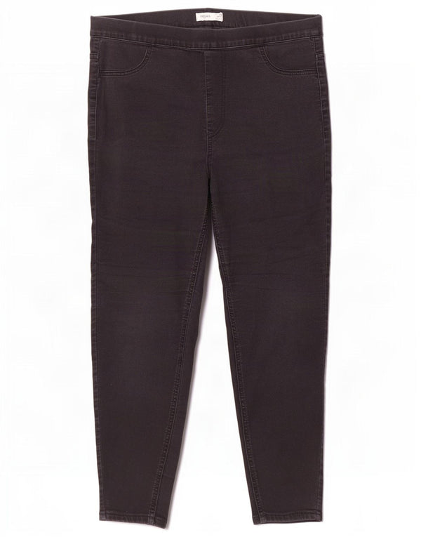 Marks & Spencer Jeans Jegging para Mujer UK 40 Large W34 L32 Algodón Negro