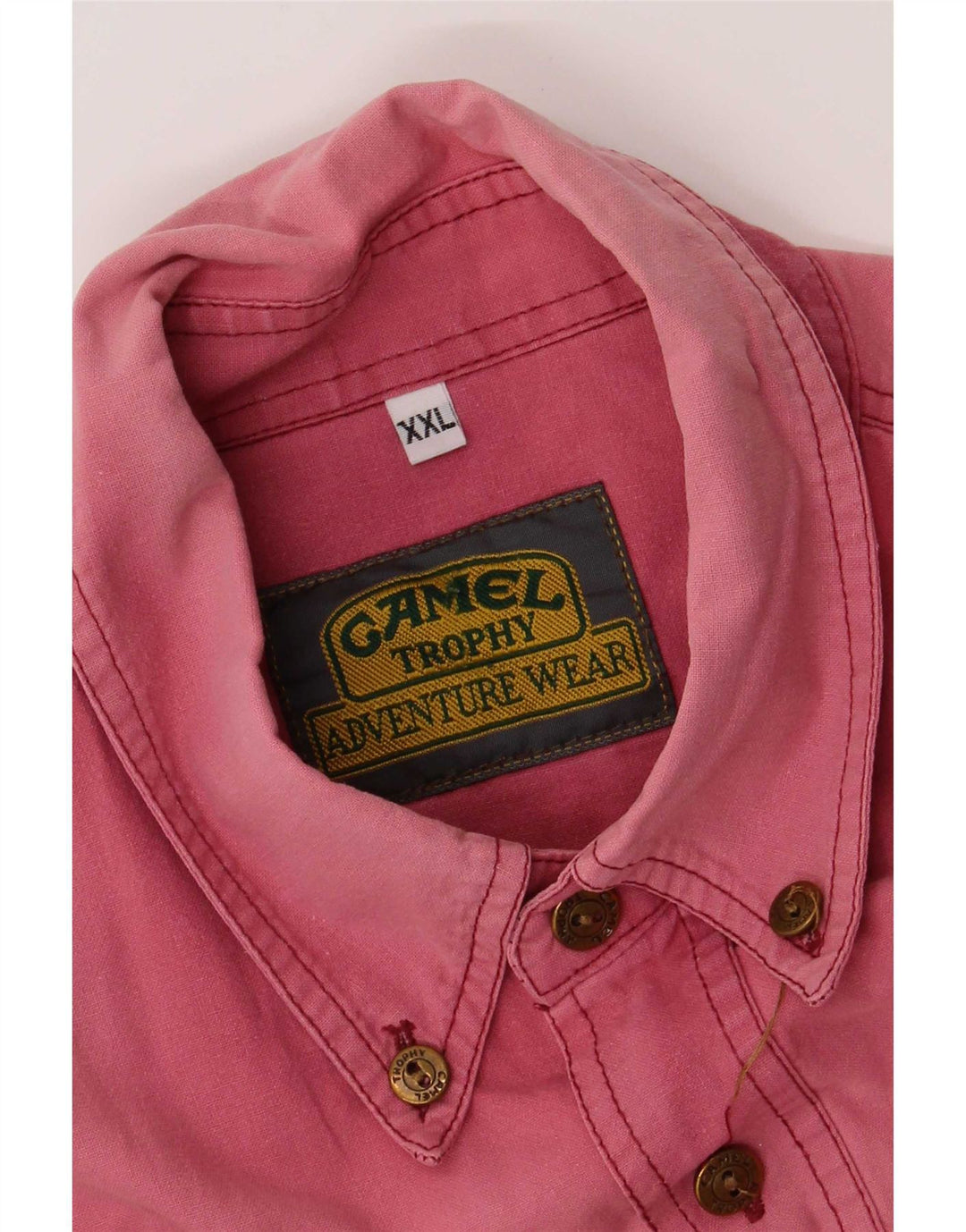 Camisa de manga corta para hombre Camel Active 2XL Rosa