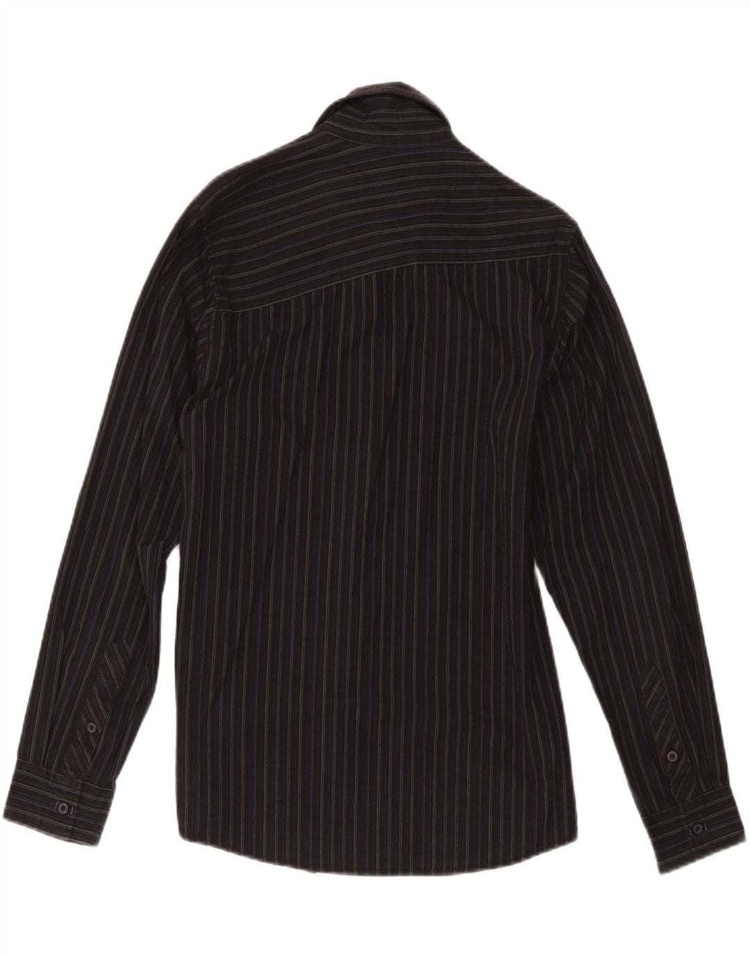 Camisa Quiksilver Hombre Medium Black Rayas Algodón