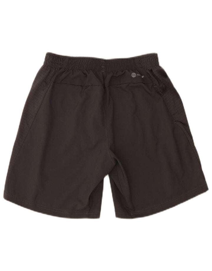 Adidas Mens Aeroready Sport Shorts Pequeño Gris Poliéster