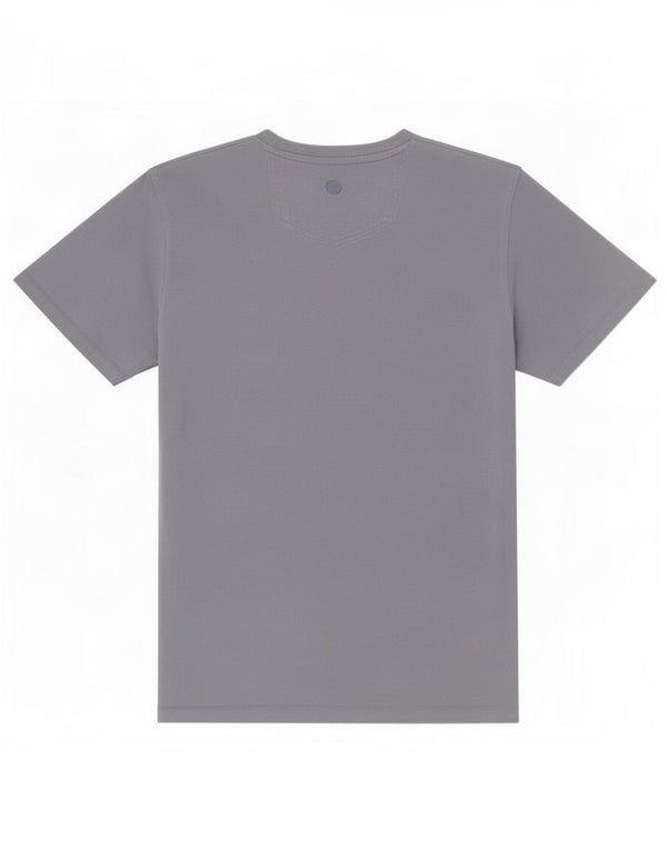 Camiseta estampada para hombre Fat Face Top pequeño de algodón azul