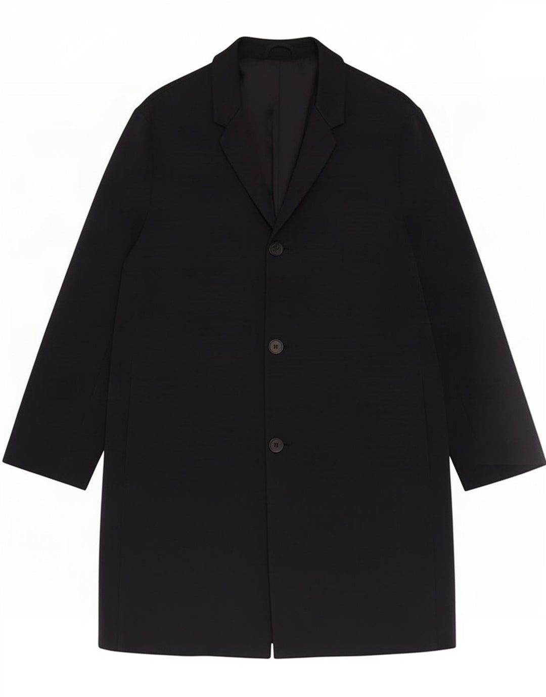 Cos Abrigo de 3 botones para hombre UK 36 Pequeño Algodón azul marino