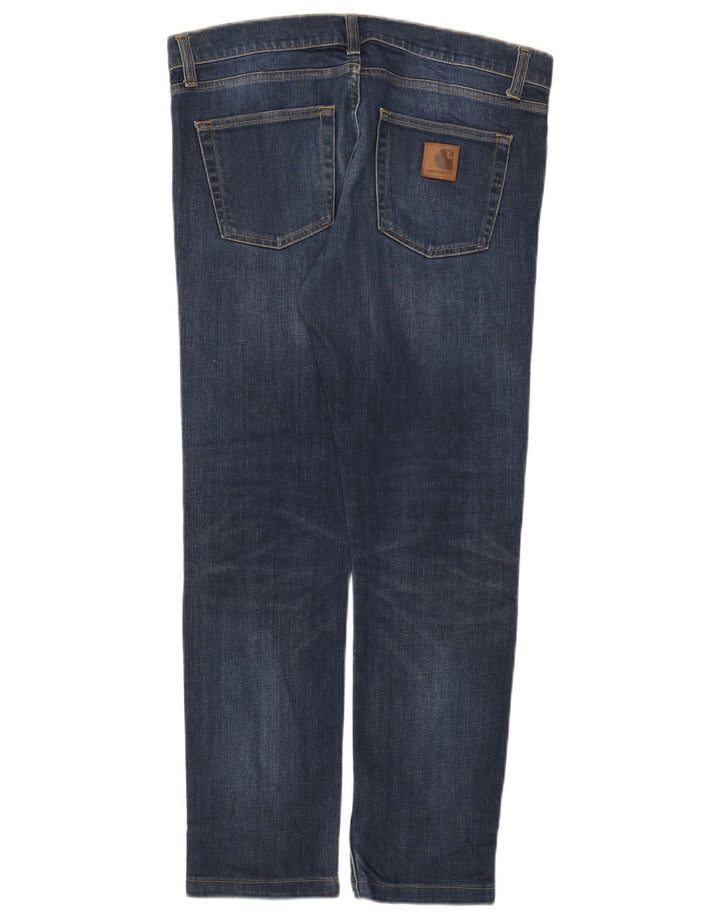 Vaqueros Carhartt Hombre Slim W32 L29 Algodón Azul Marino
