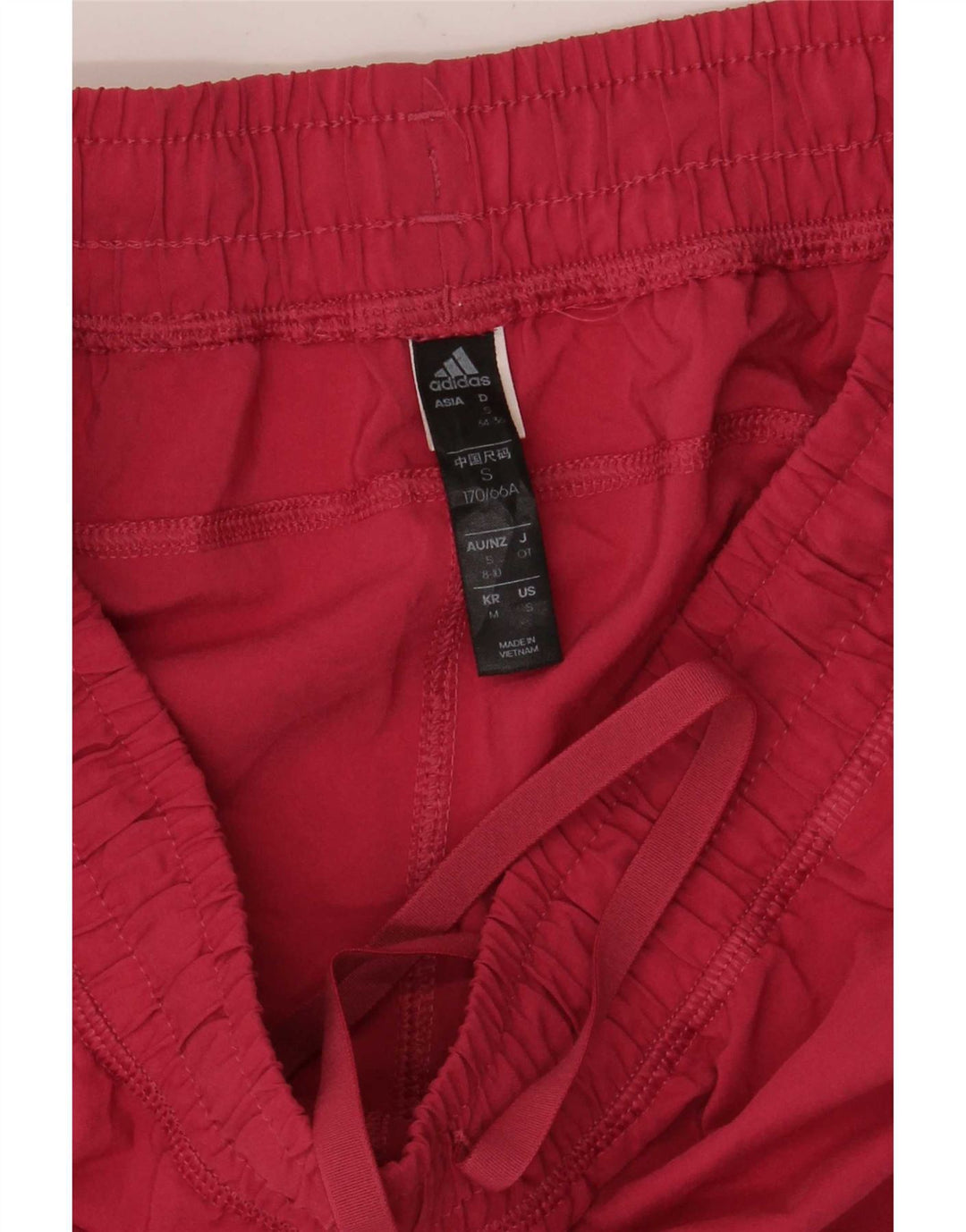 Adidas Pantalones cortos deportivos para mujer UK 10 Small Pink Poliéster