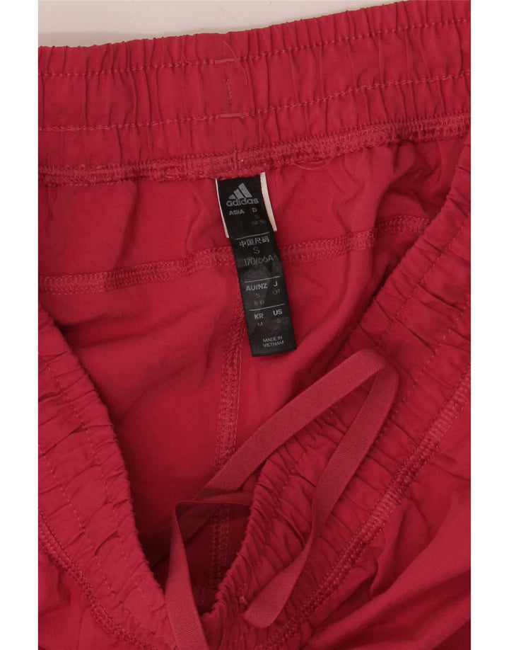 Adidas Pantalones cortos deportivos para mujer UK 10 Small Pink Poliéster