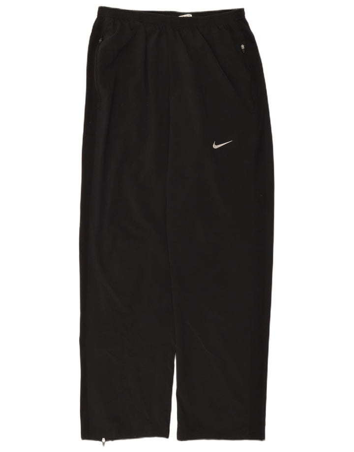Nike - Pantalones de chándal Dri Fit para mujer, talla 40, talla grande, poliéster negro