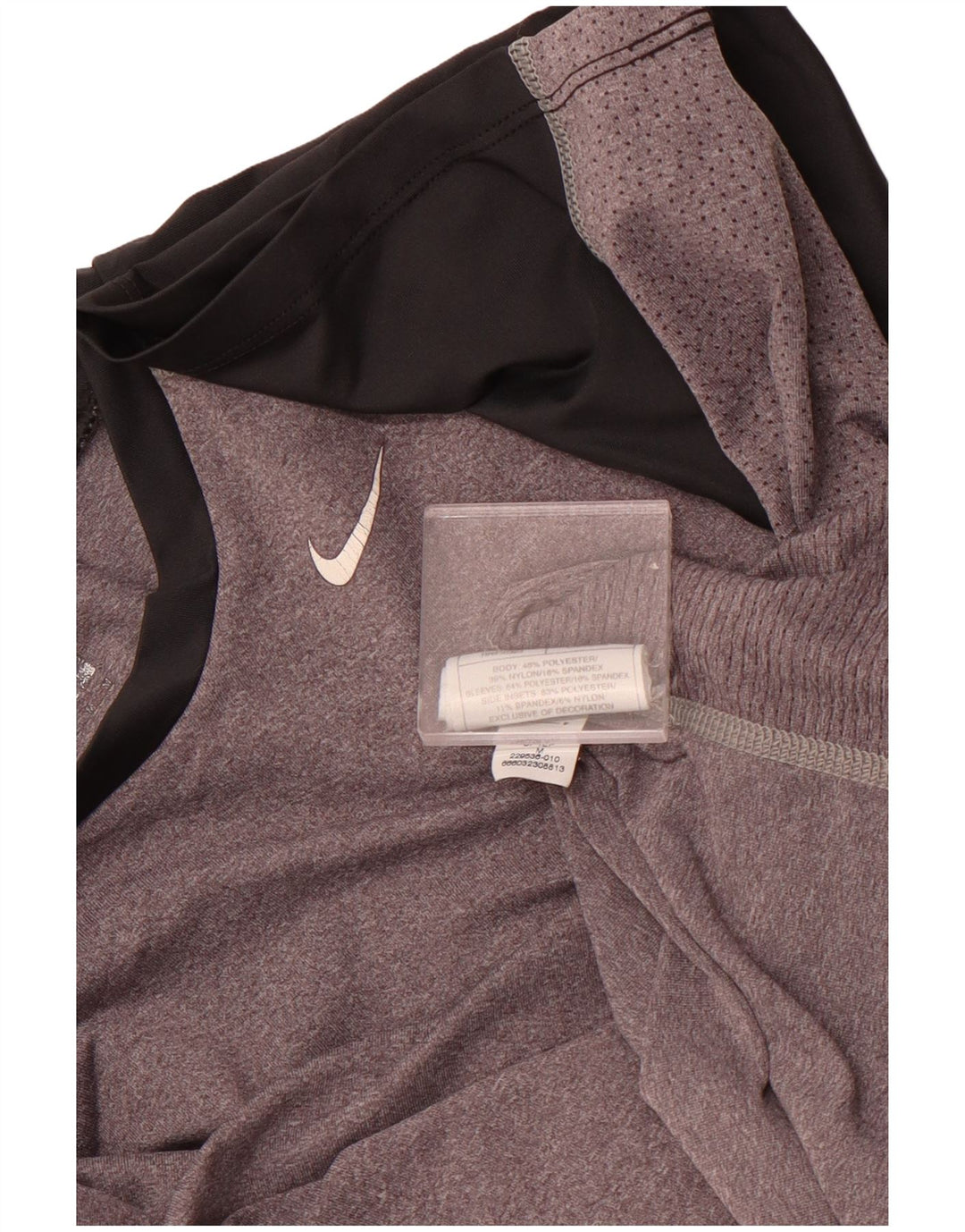 Camiseta NIKE Hombre Top Gris Medio Colorblock Poliéster