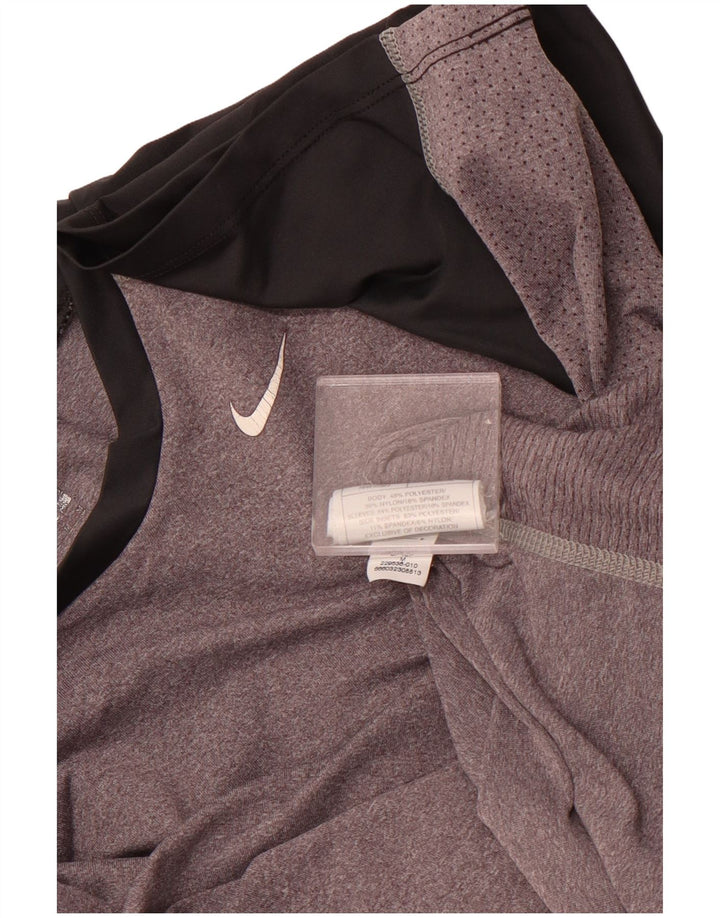 Camiseta NIKE Hombre Top Gris Medio Colorblock Poliéster