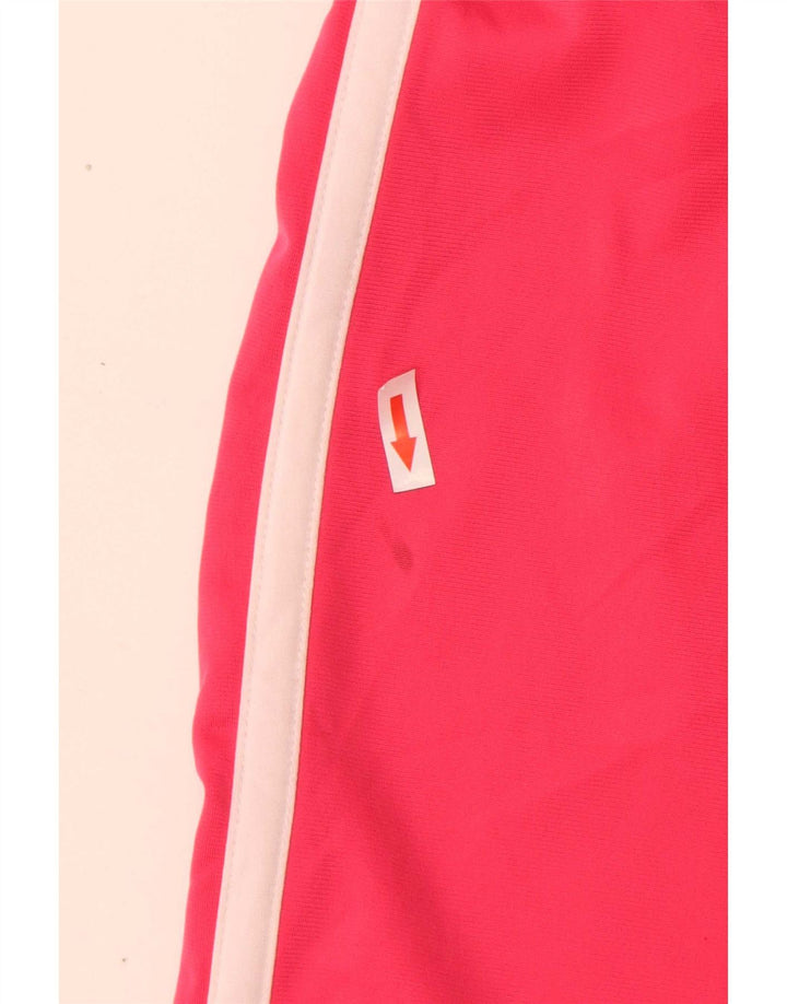 Converse - Pantalones cortos deportivos para mujer (talla 40), poliéster a rayas rosas grandes