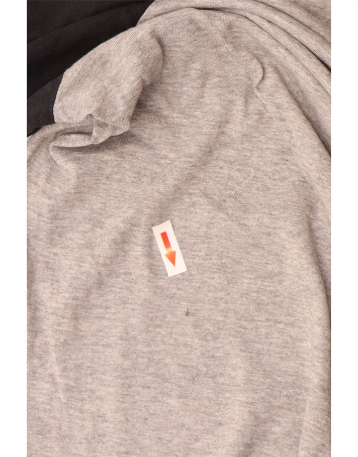 Carhartt Hombre Camiseta De Manga Larga De Algodón Color Block Gris Medio