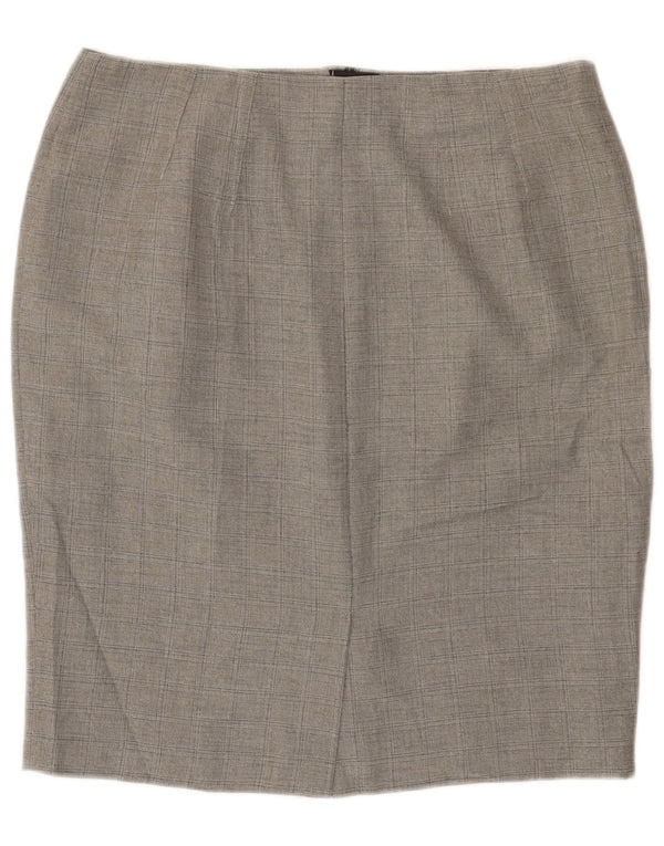 Marks & Spencer Falda lápiz para mujer UK 46 Large W36 Poliéster gris