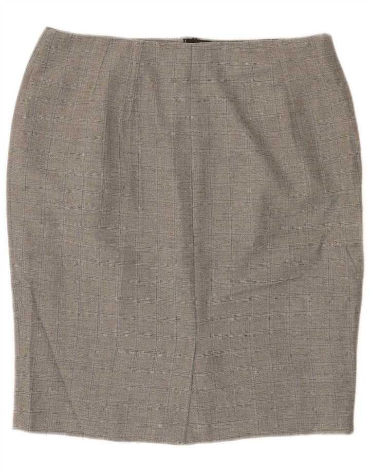 Marks & Spencer Falda lápiz para mujer UK 46 Large W36 Poliéster gris