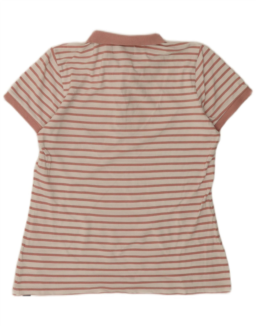 SUPERDRY Polo para mujer UK 40 Algodón a rayas rosa medio