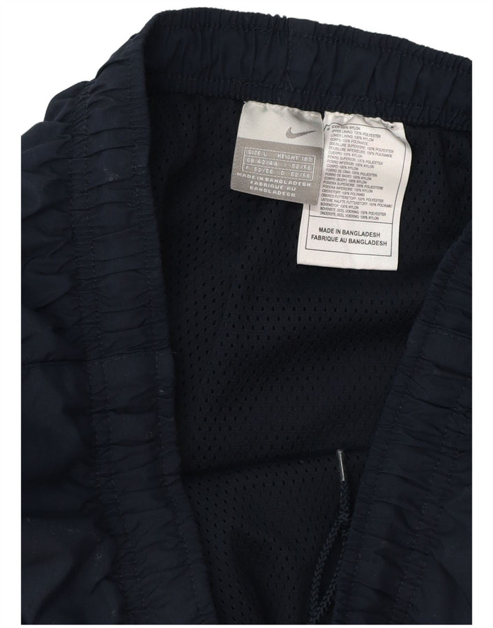 NIKE Pantalones de chándal para hombre Joggers UK 42/44 Large Azul marino Poliéster