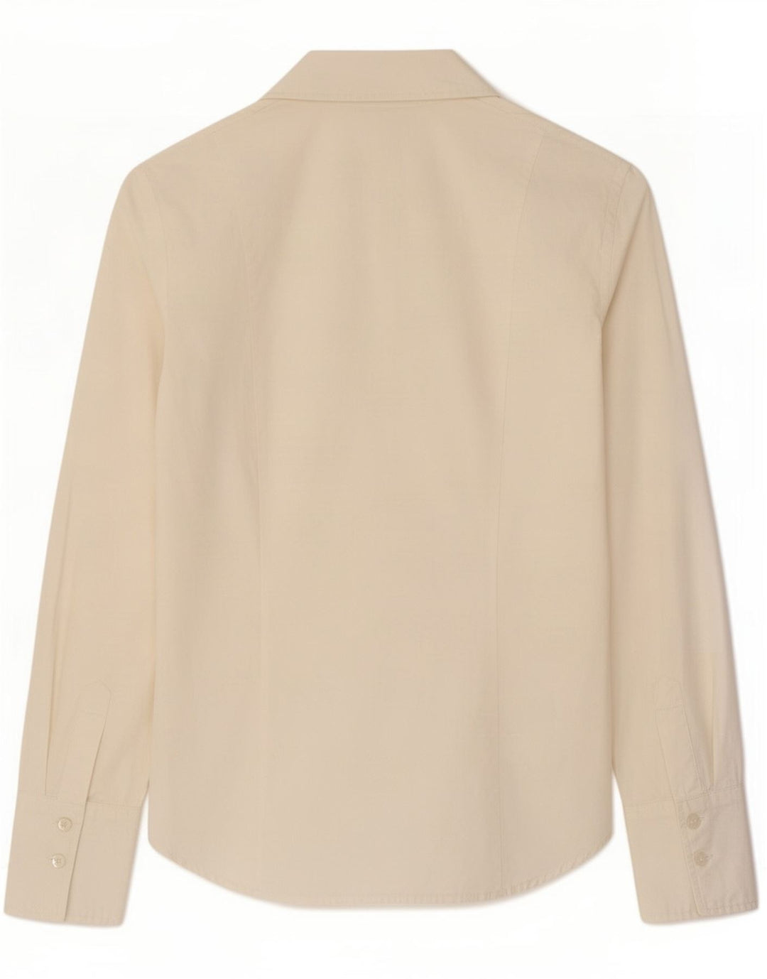 Benetton Camisa Tipo Jersey Mujer UK 40 Small Blanco