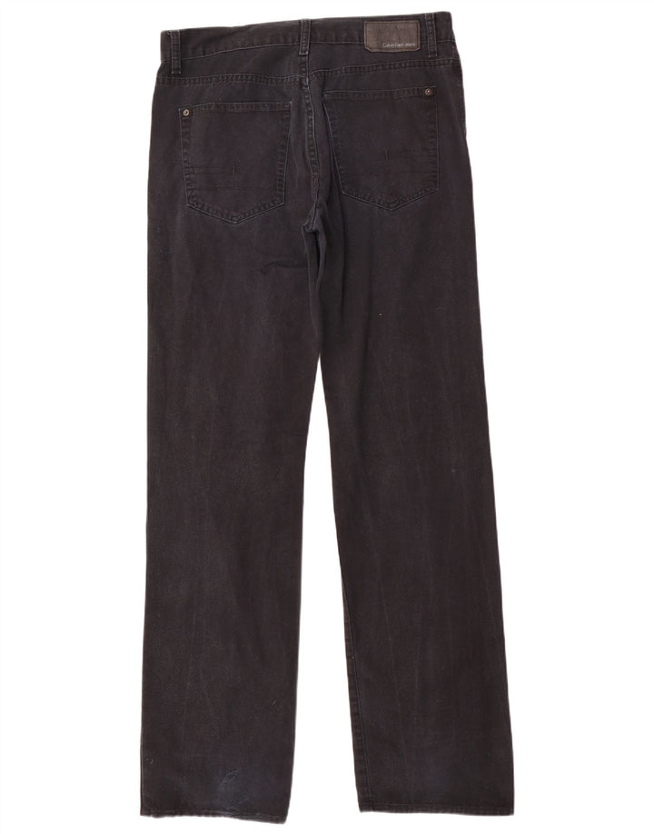 Calvin Klein Jeans rectos para hombre W33 L34 Algodón azul marino