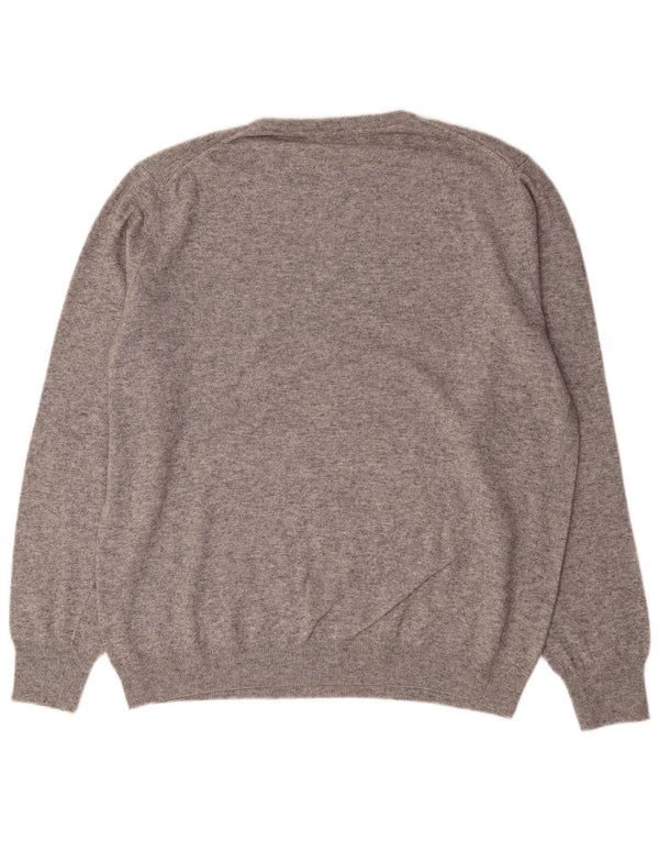 Liu Jo Jersey de cuello redondo para hombre, talla 3XL, algodón gris