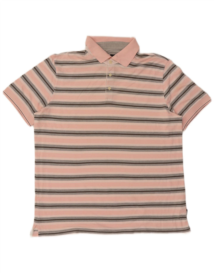 Polo Hugo Boss Hombre 2XL Rayas Rosa