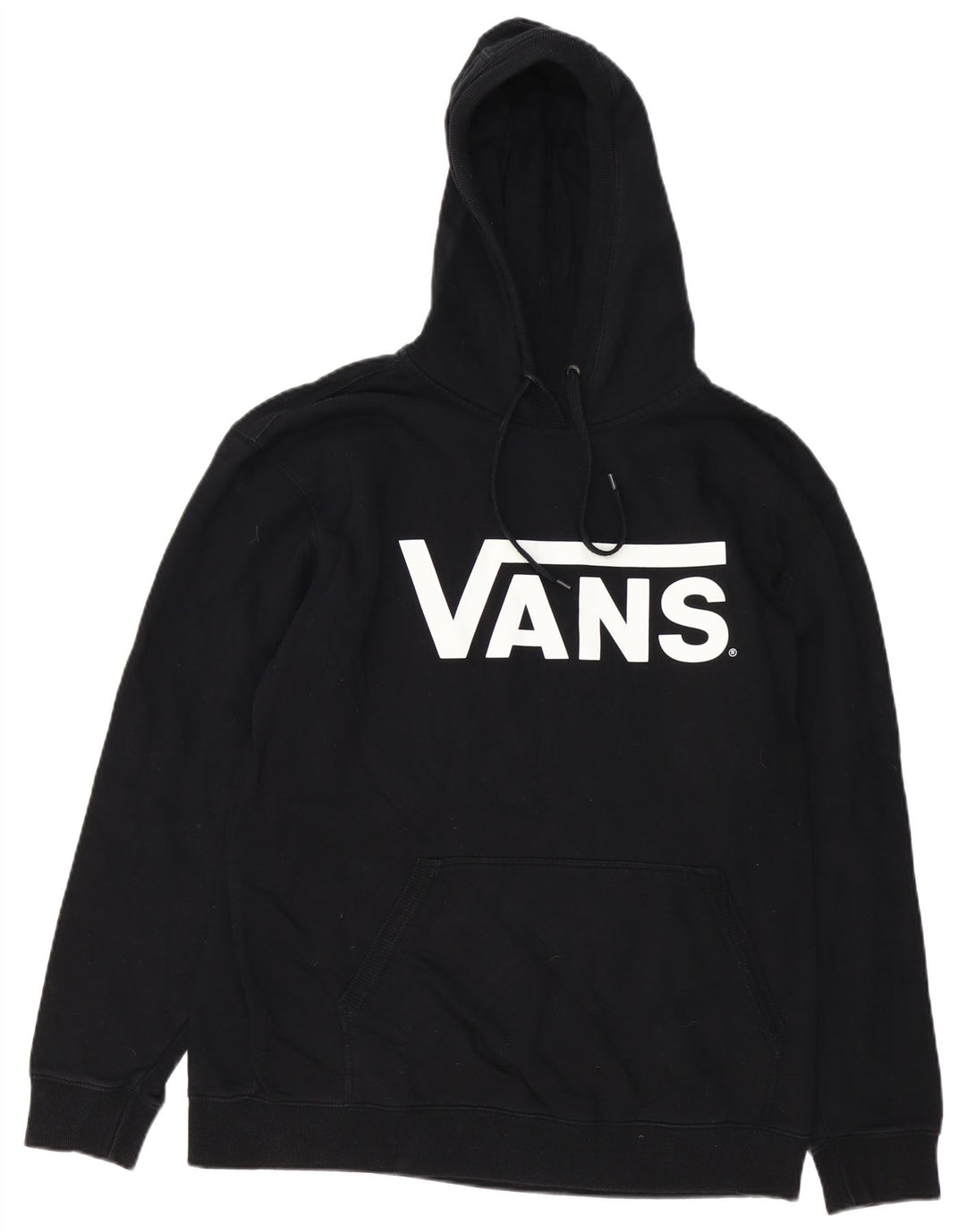 VANS Hombre Graphic Sudadera con capucha Jumper XL Negro Algodón