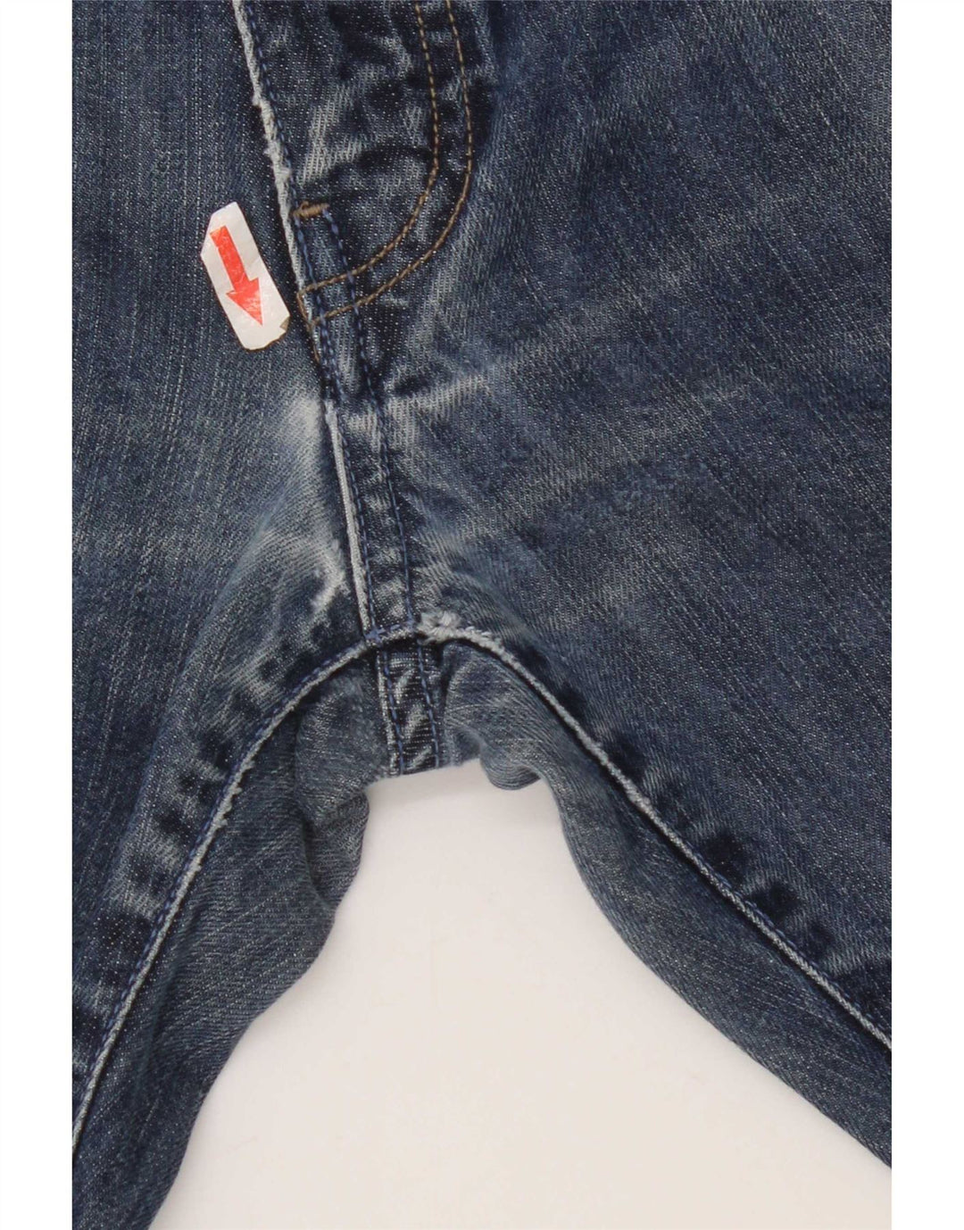 Massimo Dutti Jeans Capri Hombre EU 42 Large W32 L20 Algodón Azul