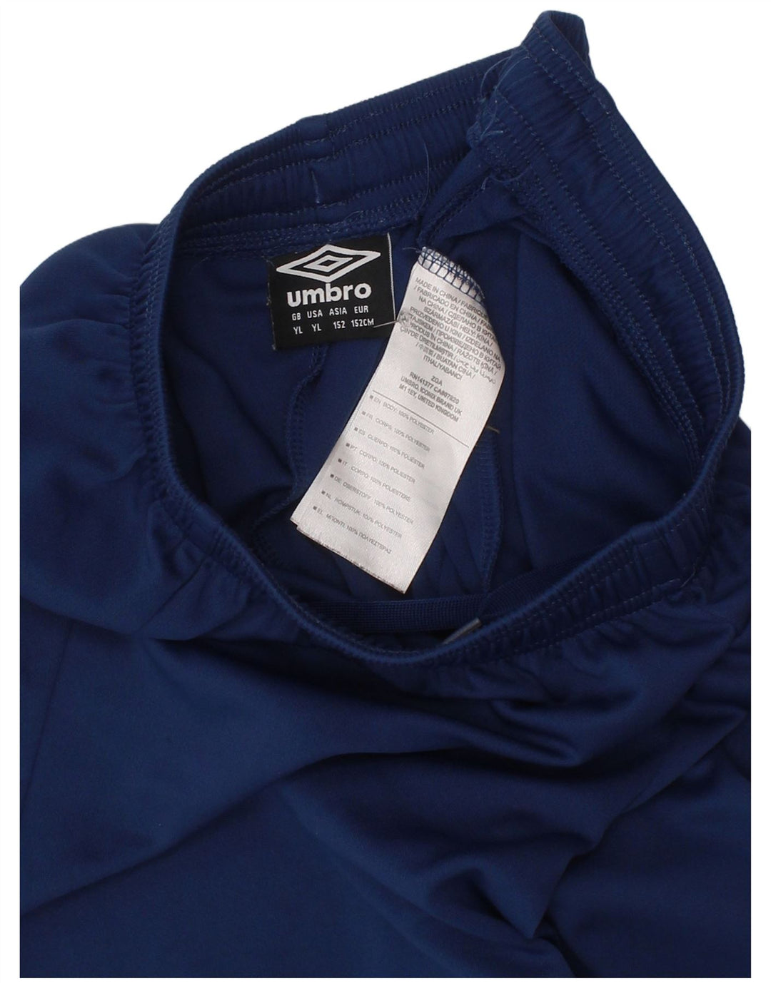 Umbro Pantalones cortos deportivos para niños 11-12 años Grande Azul marino Poliéster