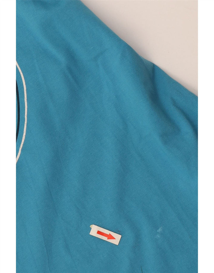 Tommy Hilfiger Camiseta gráfica para hombre Top 2XL Algodón azul