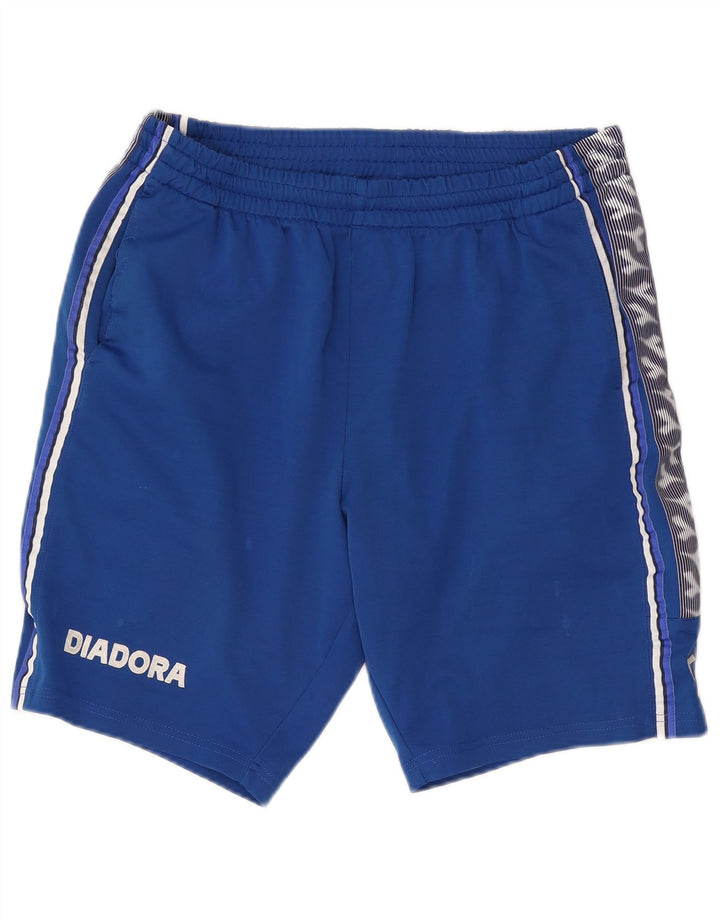 Diadora Pantalón Corto Deportivo Gráfico Hombre XL Azul