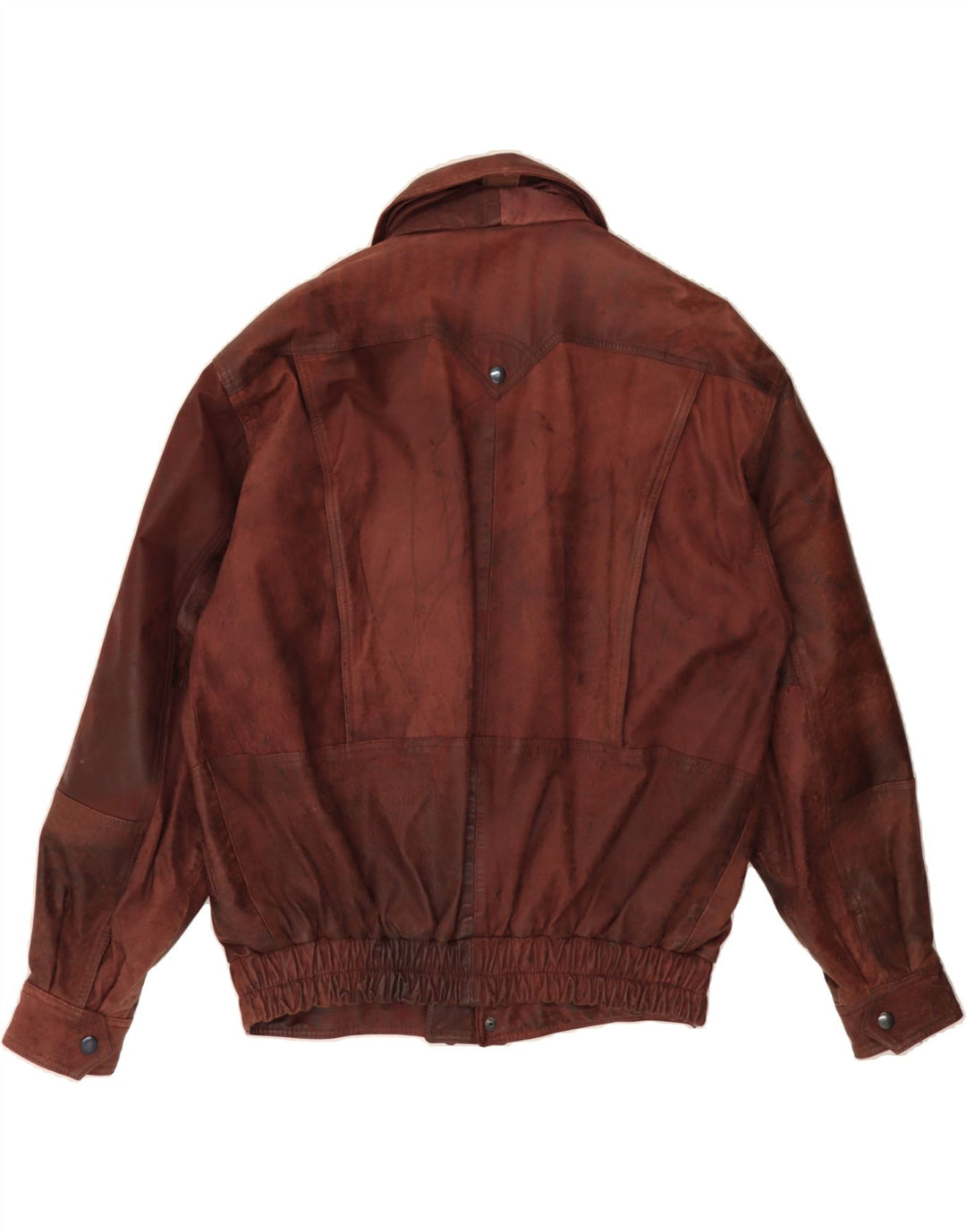 VINTAGE Chaqueta de cuero para hombre IT 50 Cuero marrón grande