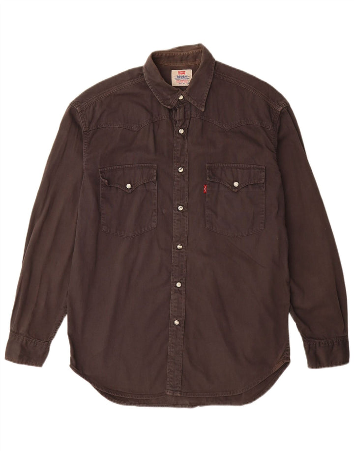 Camisa Levi's Hombre Algodón Gris Medio