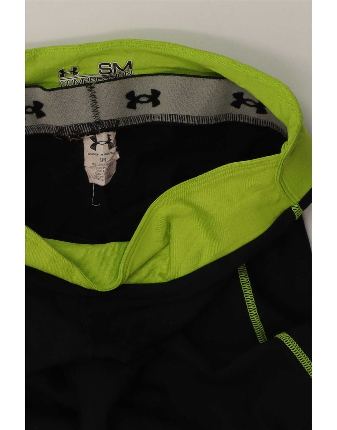 Under Armour Leggings para mujer UK 8 Small Negro Colorblock Poliéster