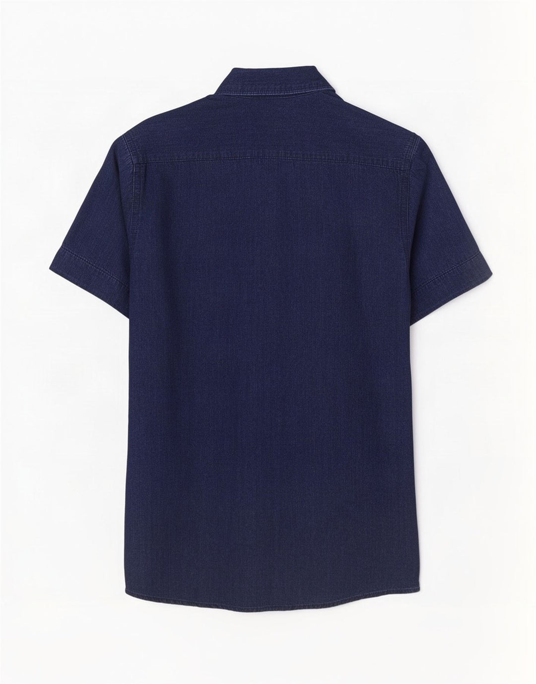 Camisa G-Star Hombre Manga Corta Algodón Azul Marino Medio