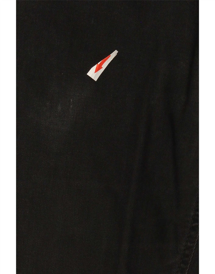Vaqueros Albert Slim Gas Mujer W33 L28 Algodón Negro