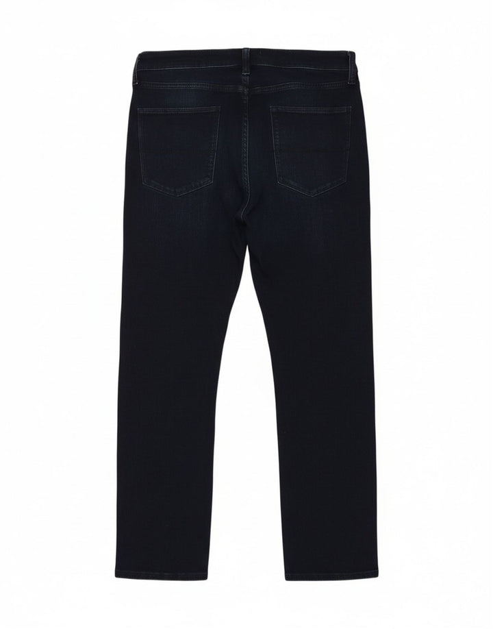 MARKS & SPENCER Mens Slim Jeans W32 L31 Navy Blue Cotton Vintage Marks & Spencer and Second-Hand Marks & Spencer from Messina Hembry 