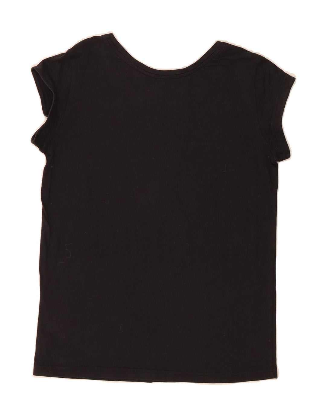 ADIDAS Womens Graphic T-Shirt Top UK 12 Medium Black Vintage Adidas and Second-Hand Adidas from Messina Hembry 
