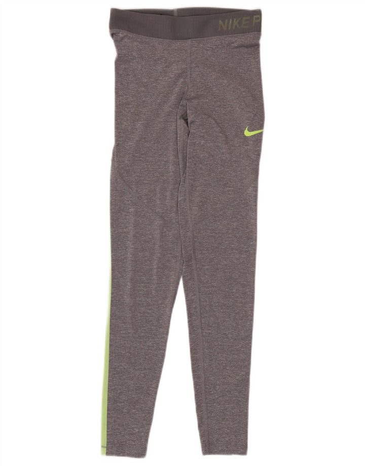Leggings gráficos NIKE para mujer UK 6 XS Gris