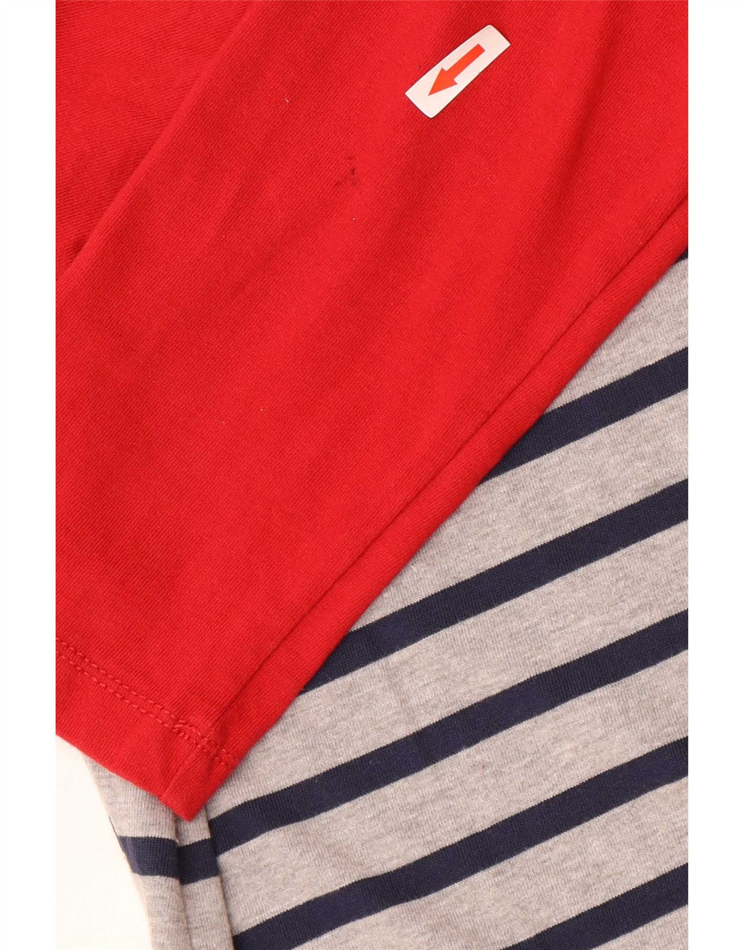 Tommy Hilfiger Vestido básico de manga 3/4 para mujer UK 42 Mediano Rayas rojas