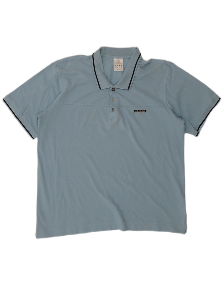 Polo Adidas Hombre 2XL Algodón Azul