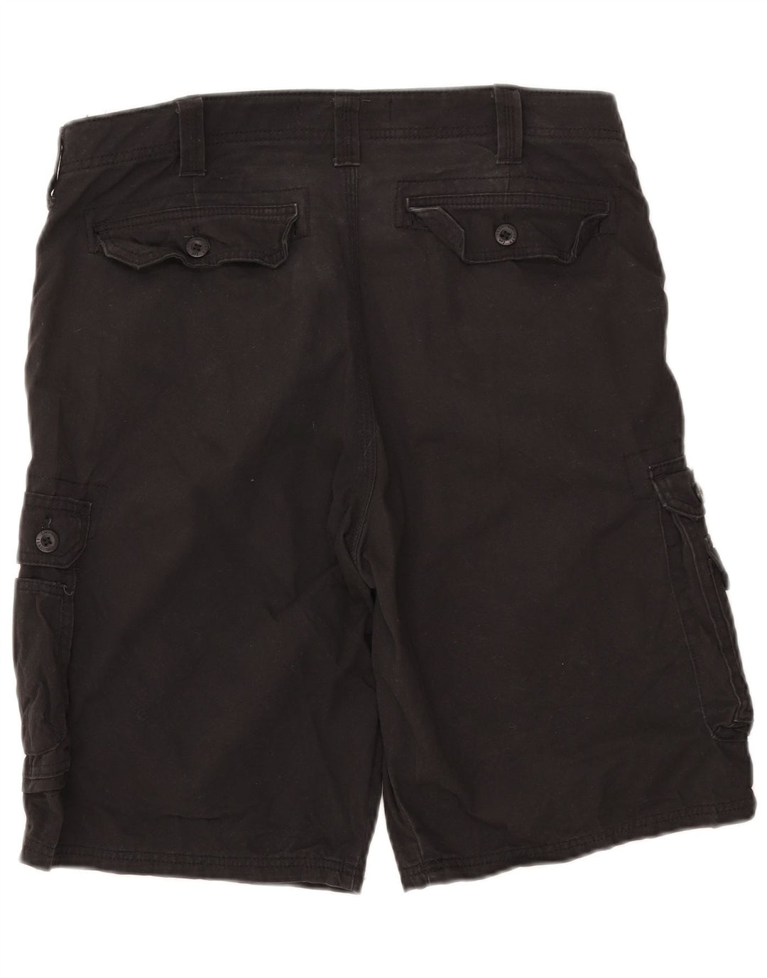 Lee Mens Cargo Shorts W34 Grande Algodón Negro