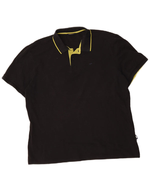Polo Gas Hombre XL Algodón Negro