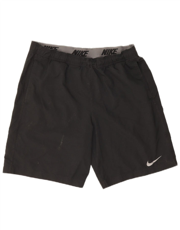 Nike Dri Fit - Pantalones cortos deportivos para hombre (poliéster), color negro