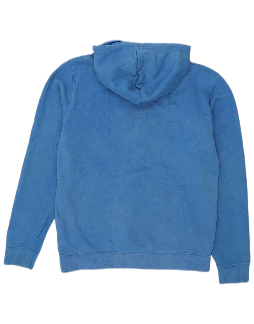 Adidas Hombre Sudadera Con Capucha Jumper Azul Medio Algodón