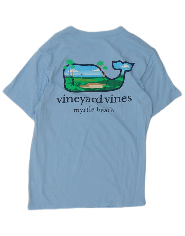 Vineyard Vines Camiseta gráfica para hombre Top XS Algodón azul