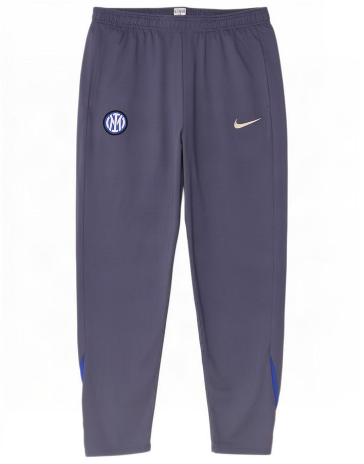 Pantalón De Chándal Nike Inter Milan Poliéster Color Block Azul Medio