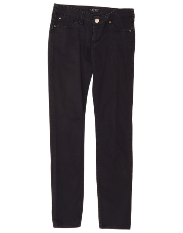 Jeans Armani Mujer Slim W27 L30 Azul Marino Algodón